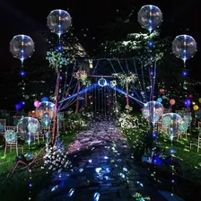 Balao Bubble Transparente Led Festa Gas Hélio Top Kit 10 Unidades Foto mini 4