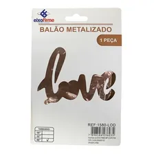 Balao Love Metalizado Rose Gold Casamento Mpfestaecia Foto mini 4