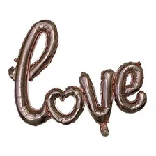 Balao Love Metalizado Rose Gold Casamento Mpfestaecia Foto mini  3