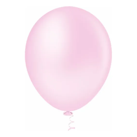 Balão Pic Pic Candy 12 unidades cor Rosa Foto 1