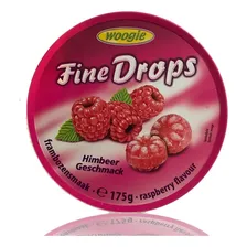 Balas Importadas 175g - Fine Drops Sabor Framboesa Foto mini 1