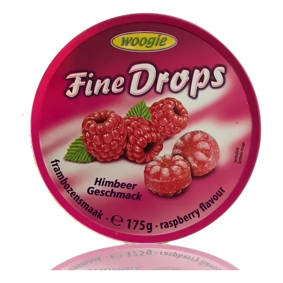 Balas Importadas 175g - Fine Drops Sabor Framboesa Foto 1