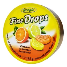 Balas Importadas 175g - Fine Drops Sabor Laranja E Limão Foto  mini 1