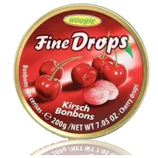 Balas Importadas 200g - Fine Drops Sabor Cereja Foto mini 1