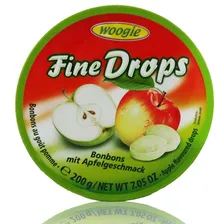 Balas Importadas 200g - Fine Drops Sabor Maçã Verde Foto mini 1