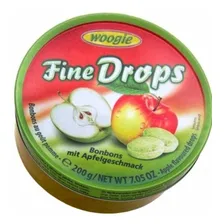 Balas Importadas 200g - Fine Drops Sabor Maçã Verde Foto mini 2