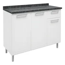 Balcão Aço 105cm C/tampo 3pts 6112 Múltipla Bertolini Branco Foto  mini 1