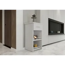 Balcão Armário Cozinha Multiuso Base Microondas Uten. Cor Branco Foto mini 3