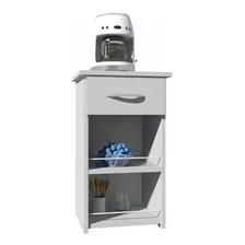 Balcão Armário Cozinha Multiuso Base Microondas Uten. Cor Branco Foto mini 2