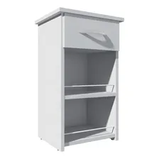 Balcão Armário Cozinha Multiuso Base Microondas Uten. Cor Branco Foto mini 1