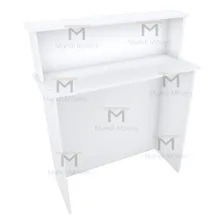 Balcão Comércio  Mdf (loja, Valet, Comércio) Cor Branco Foto mini 4