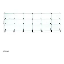 Balcao De Atendimento Vidro Para Lojas 3,00 X 1,00 X 0,30 Cor Preto Foto mini 4