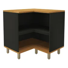 Balcão De Canto Para Cozinha Com Tampo 2 Portas Madri Foto mini  2