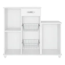 Balcão Fruteira E Bebedouro Diva New 2 Portas Notável Móveis Cor Branco Foto mini 4