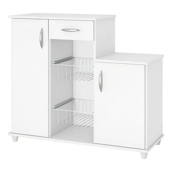 Balcão Fruteira E Bebedouro Diva New 2 Portas Notável Móveis Cor Branco Foto 1