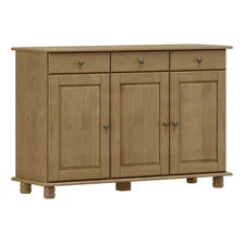 Balcao Madeira Maciça 3 Portas 3 Gavetas 129 Cm 8927 Freijo Foto mini 1