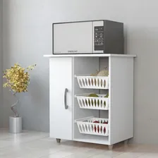 Balcão Móveis Sul 4571 Luna Com Fruteira Cor Branco Foto mini  2