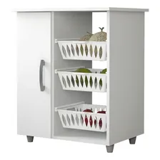 Balcão Móveis Sul 4571 Luna Com Fruteira Cor Branco Foto mini  3