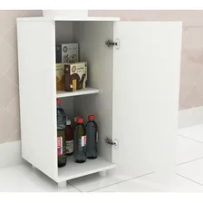 Balcão Para Bebedouro 01 Porta Bl3306 Branco Tecno Mobili Foto mini 4