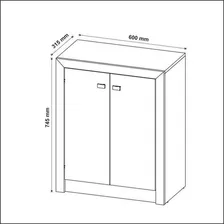 Balcão Para Escritório 2 Portas Me4103 Tecno Mobili Ia Foto mini  3
