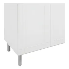 BalcĂŁo Aço 105cm C/tampo 3pts 6112 MĂșltipla Bertolini Branco Foto mini 4