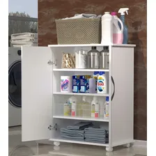Balcão Armário Branco 2 Portas C/ Prateleiras Sapatos Quarto Foto mini 4