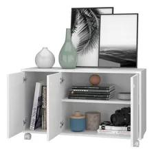 Balc茫o Buffet 3 Portas Bho 25-06 Branco - Brv M贸veis Foto mini 3