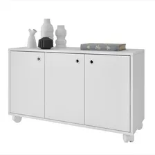 Balc茫o Buffet 3 Portas Bho 25-06 Branco - Brv M贸veis Foto mini 4