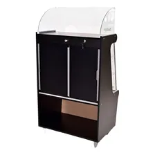 Balcão Caixa Seco Expositor Gaveta E Chave 70 Cm Black Preto Foto mini 3