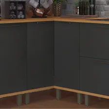 Balcão De Canto Para Cozinha Com Tampo 2 Portas Madri Foto mini 1