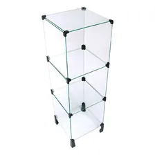 Balcão De Vidro Modulado Pequeno 0,30 X 1,00 X 0,30 Cor Transparente Foto mini 1