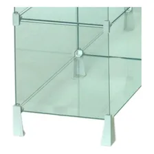 Balcão Em Vidro Em L 1,20 X 1,00 X 0,80 Cor Transparente Foto mini 4