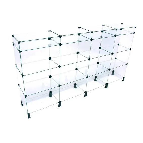 Balcão Em Vidro Para Loja Com Porta Joia 200 X 110 X 040 Cor Transparente Foto 1