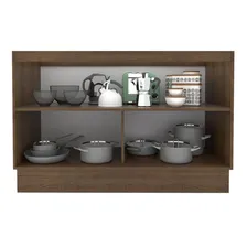 Balcão Gabinete De Pia Madesa Glamy 120 Cm 2 Portas Cor Rustic Foto mini  3