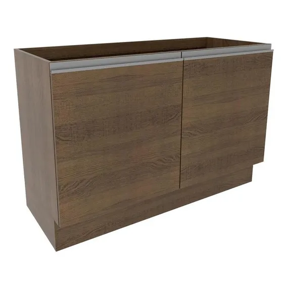 Balcão Gabinete De Pia Madesa Glamy 120 Cm 2 Portas Cor Rustic Foto 1