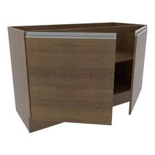 Balcão Gabinete De Pia Madesa Glamy 120 Cm 2 Portas Cor Rustic Foto mini 4