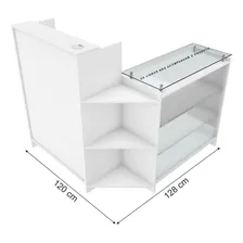 Balcão Loja Vitrine (loja, Caixa) Cor Branco Foto mini 3