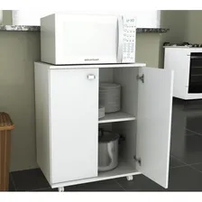 Balcão Multiuso 2 Portas Bl3300 Branco Tecno Mobili Foto mini 4