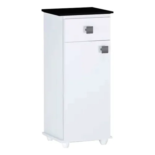 Balc茫o Multiuso Para Bebedouro Karol Branco/么nix - Ajl M贸vei Cor Branco/onix Foto 1