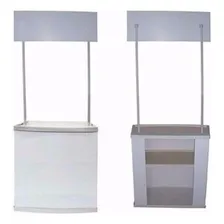 Balcão Promocional Pvc Desmontável Degustação Pdv Stand Foto  mini 1