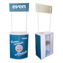 Balcão Promocional Pvc Desmontável Degustação Pdv Stand Foto mini 4