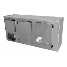 Balcão Refrigerado De Encosto 1.80mt Refrigel Aço Inox 110v Foto  mini 1