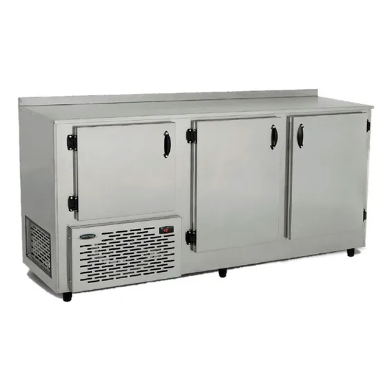 Balcão Refrigerado De Encosto Bre-190 Aço Escovado Conservex 220v Foto 1