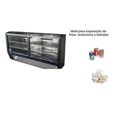 Balcão Refrigerado Refrigel POP200 2,00mt Balcão Freezer Balcão Vitrine 110v Foto mini 2