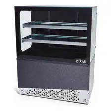 Balcão Vitrine Seca Vidro Reto Black Polar 1 Metro Foto  mini 1
