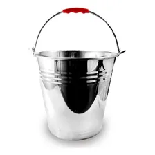 Balde 10 Litros Inox Para Cerveja Bebida Gelo Ke Home 5596 Cor Prateado Nome Do Desenho Liso Foto  mini 1