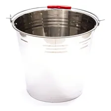 Balde 10 Litros Inox Para Cerveja Bebida Gelo Ke Home 5596 Cor Prateado Nome Do Desenho Liso Foto mini  3