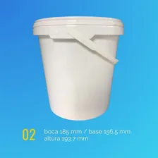 Balde 3.6l Alimentício - 3 Pçs Foto mini  3