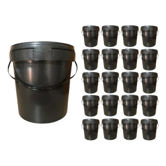 Balde 3l Para Hidroponia - 20 Pçs Foto 1