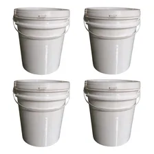 Balde 5l Atóxico Com Selo Atoxico 4 Pçs Foto  mini 1